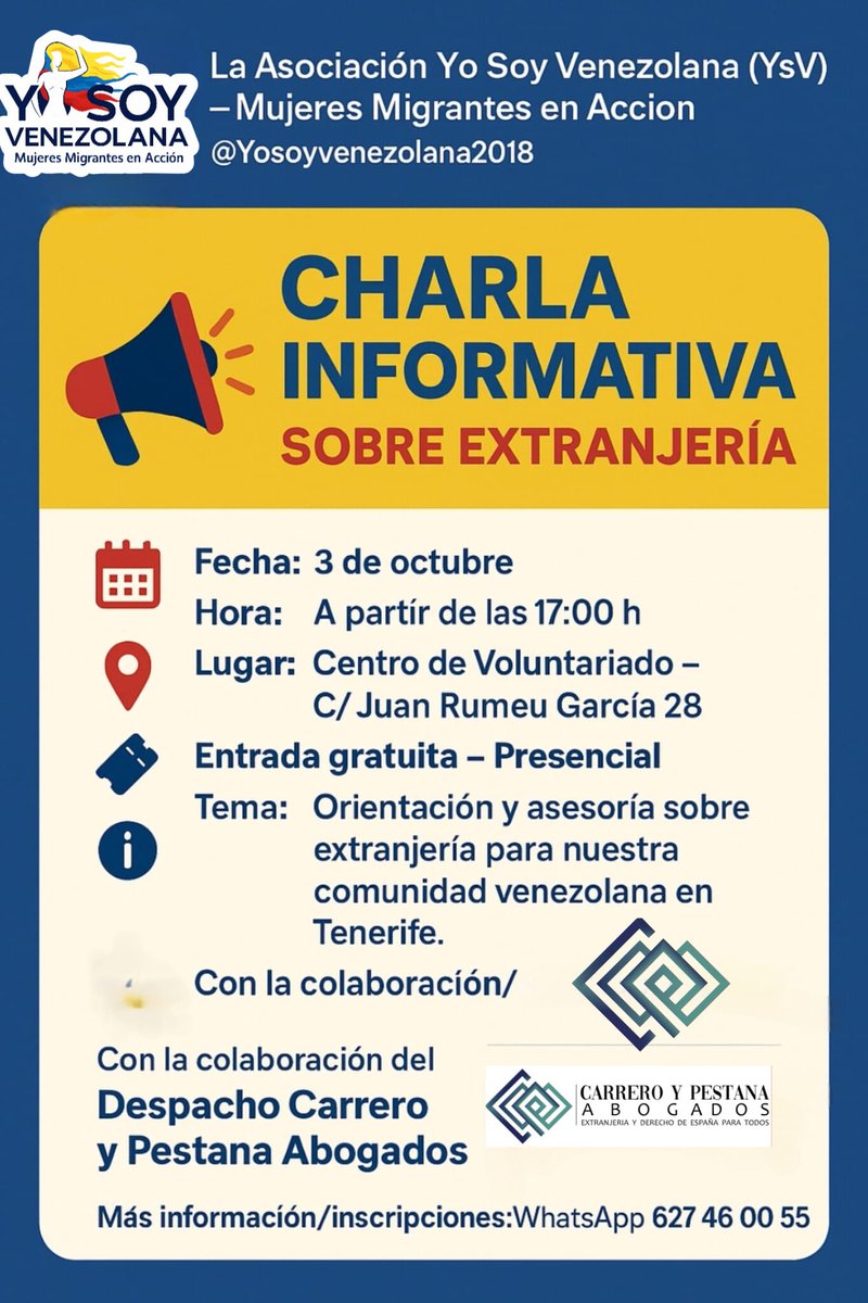 Voluntad Popular Islas Canarias tweet media