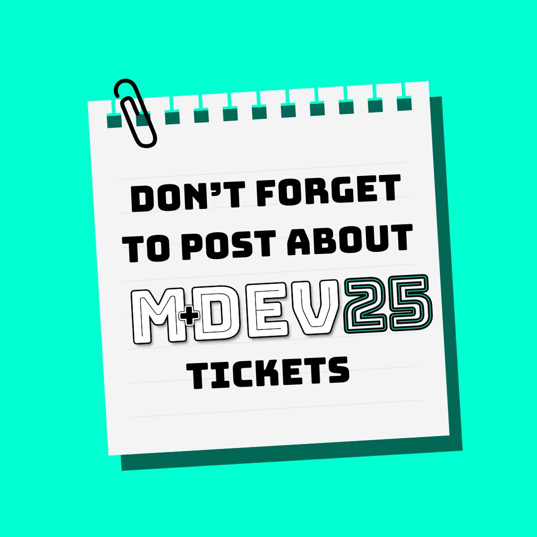*insert post reminding folks to buy their tickets to the midwest’s largest games industry conference while they are on sale*

mdevconf.com