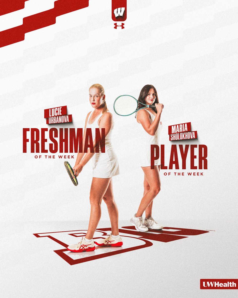 Doubles champs = Double the honors.

Masha and Lucie pick up B1G weekly honors!

📖 | bit.ly/48bwQb4

#OnWisconsin