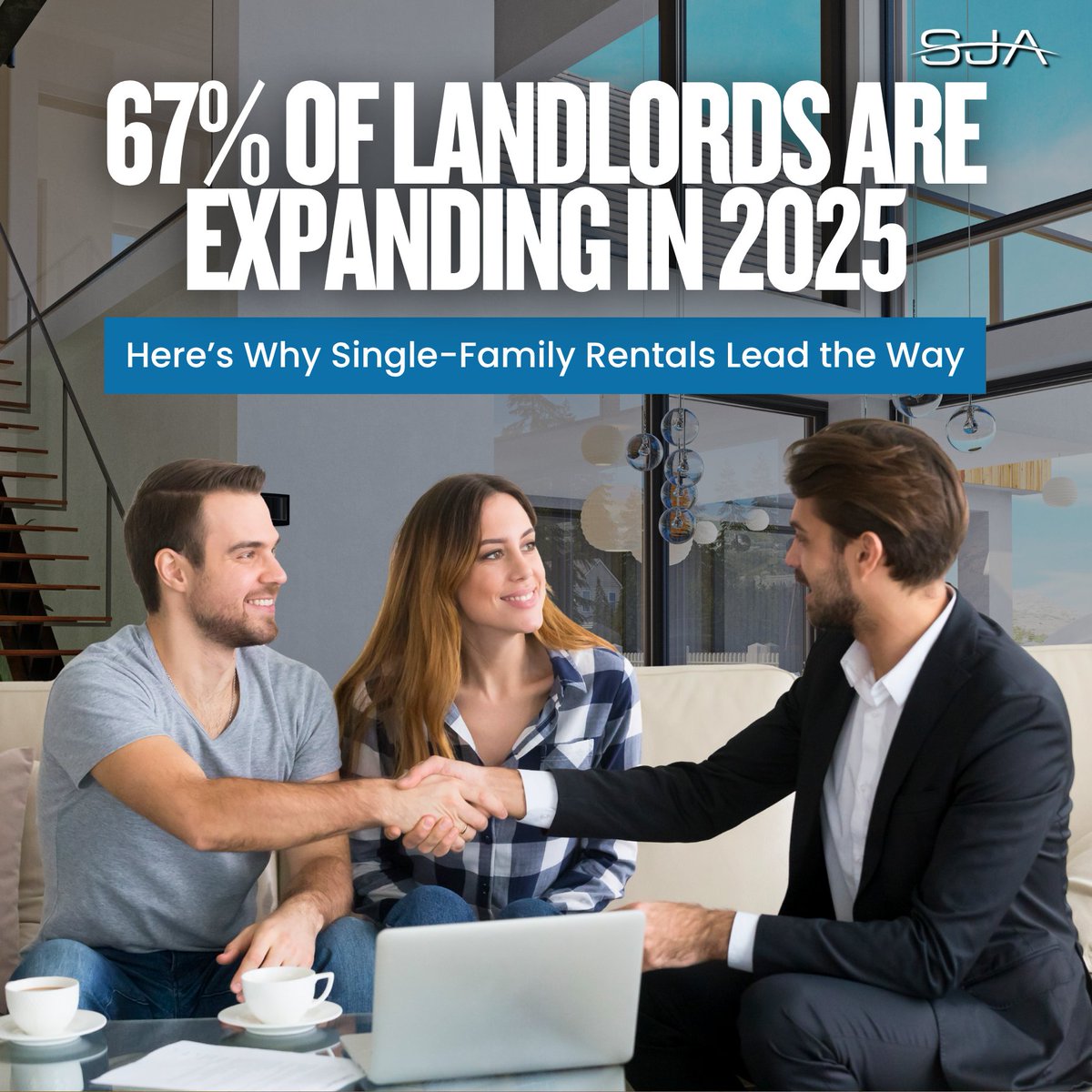 SJAPropMgmt's tweet photo. 67% of landlords are expanding into single-family rentals in 2025.

Get the full breakdown here: https://t.co/WGxMO8xmGe

Connect with our team now!
Free consultation for property owners: https://t.co/GFJfwz7rC1

#SingleFamilyRentals https://t.co/nXpnVeSWSw