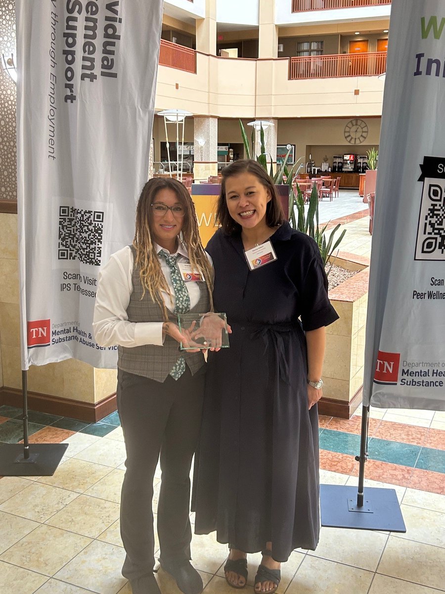 Congratulations to Randi Haynes, Operations Manager in Chattanooga!
Randi was honored with the 2025 Wellness Through Employment Employer of the Year Award by the Tennessee Department of Mental Health and Substance Abuse Services.