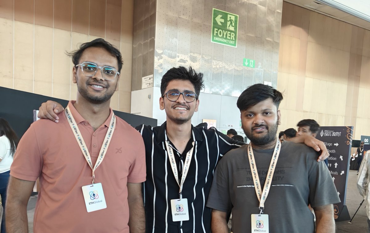 Spent the weekend <a href="/ETHGlobal/">ETHGlobal</a>—met amazing people, made great connections &amp; learned tons. 

Huge thanks to <a href="/harshith/"></a> for the mentorship, <a href="/anuragptwt/">Anurag</a> &amp; <a href="/Wick3dWhack/">Smit Jogani</a> for the intro to the community, and <a href="/marcelokunze/">Marcelo</a> for putting up with our 3+ visits to <a href="/mcpaytech/">MCPay (now Frames)</a> booth 🫠

🚀🚀🚀