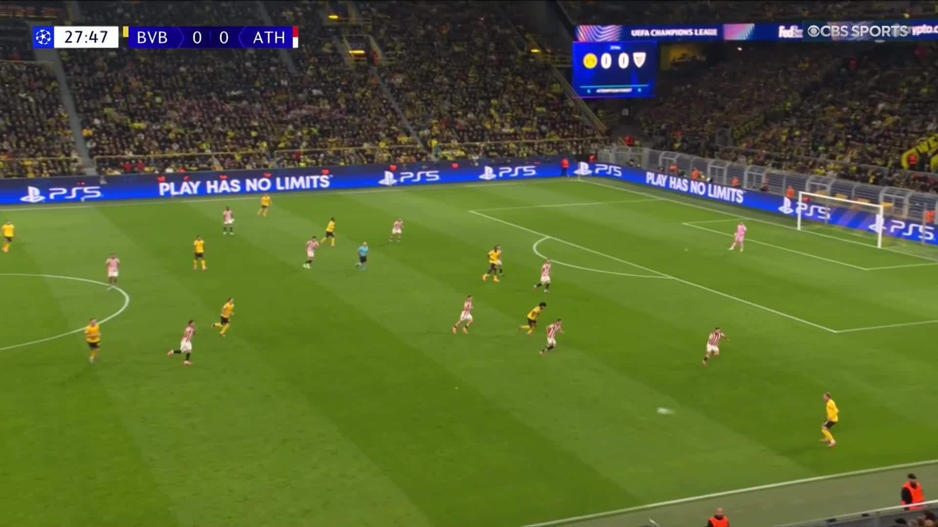 Daniel Svensson scores his FIRST EVER #UCL goal  🖤💛