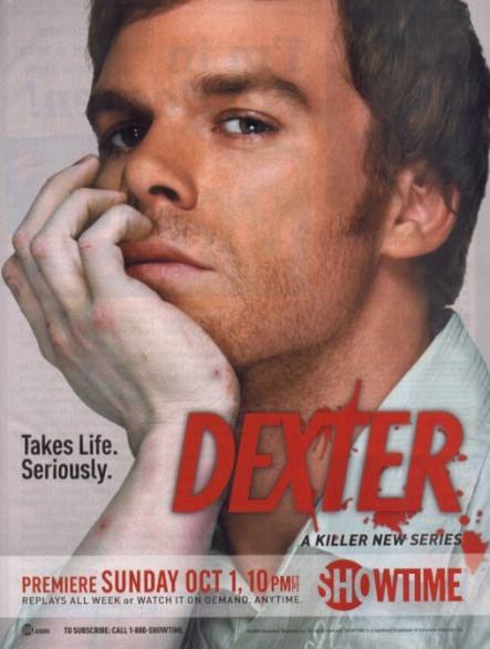 Celebrating the series premiere of "Dexter" today in 2006.