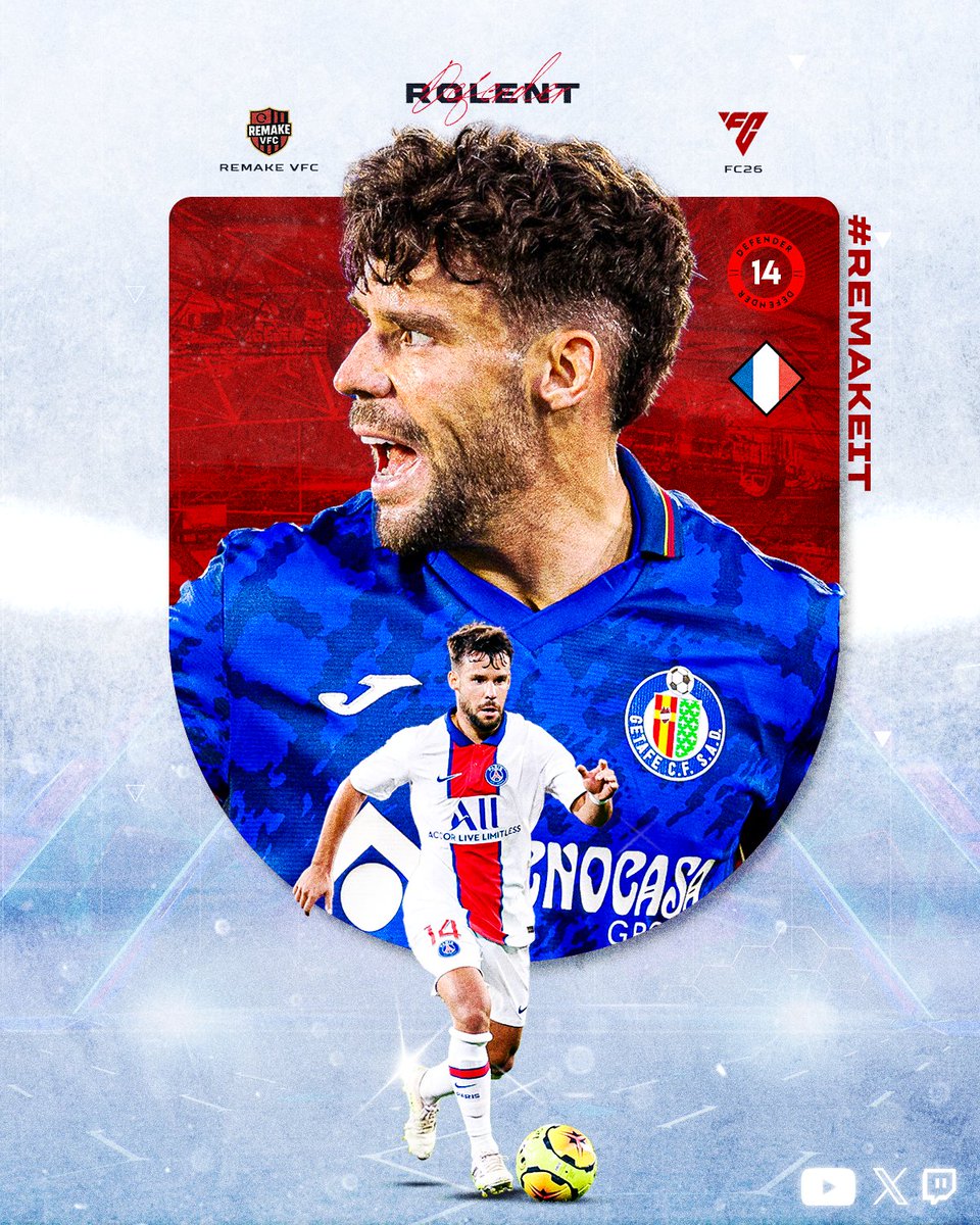 AcademyRoyalXI's tweet photo. Young player with high potential, trained as a left-back, he is also capable of playing as a left-sided center-back in a back three. Outstanding in defensive duels (1v1) and consistently disciplined in serving the team.

We are delighted to introduce :

@RolanFifaYT 💪🔥🇫🇷

#RemakeVFC #RemakeIT 🔴⚫️