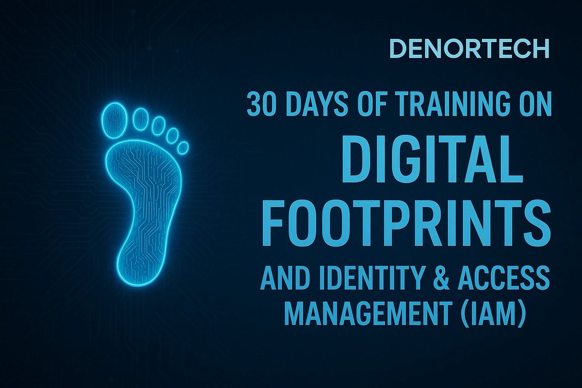 denor_tech's tweet image. Day 1/30: What’s a Digital Footprint?

Everything you do online leaves a trail — your Digital Footprint.
Are you in control of yours?

Every post, like, share, online purchase, or login adds to your digital footprint. This footprint shapes how employers, businesses.
#DataProtect