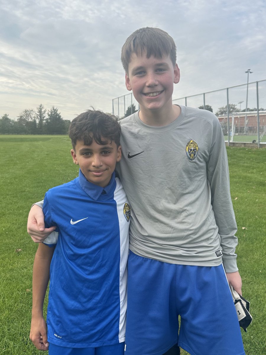 Outstanding display from <a href="/RBAcad/">Robert Barclay Academy (RBA)</a> Year 8s today beating Dame Alice Owens 2-1 in the National Cup. A fantastic team performance with 2 well taken goals from Denel and a heroic display in goal form Oscar saving a last kick of the game penalty! 🧤⚽️⚽️ #TeamRBA