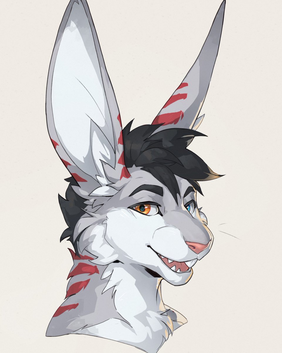 ✨Headshot Giveaway!  from monthly Patreon event 
 for  Ethan Cross 
 #furrycommission #furryart