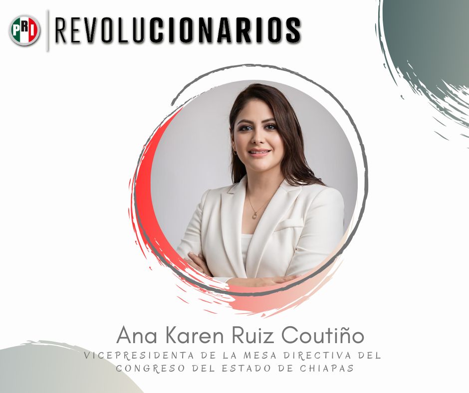El Comité Directivo Estatal felicita y reconoce la designación de nuestra Dip. <a href="/akarencoutino/">Ana Karen RC</a>, como Vicepresidenta de la Mesa Directiva del <a href="/congresoChis/">Honorable Congreso del Estado de Chiapas</a>. 

Estamos seguros de que su entrega y amor por nuestro estado, contribuirán a la construcción de un #Chiapas de derechos.