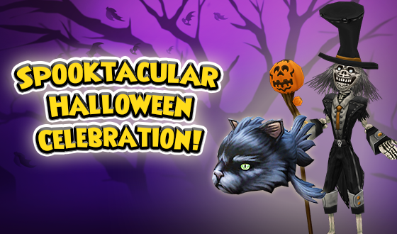 Wizard101's tweet photo. Trick or treat? 🎃

Halloween in the Spiral is here! To celebrate the spooky occasion, we’re bringing back your frightening favorites, decorating Wizard City in haunting fashion, and returning the 3 Halloween fish back to the Spiral’s waters. https://t.co/qCuISr5klj #Wizard101 https://t.co/z365HvziAo