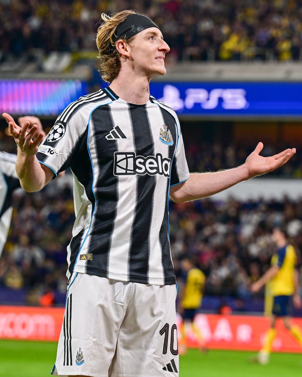 NUFC's tweet image. Three goals in two @ChampionsLeague matches for AG10 🙌