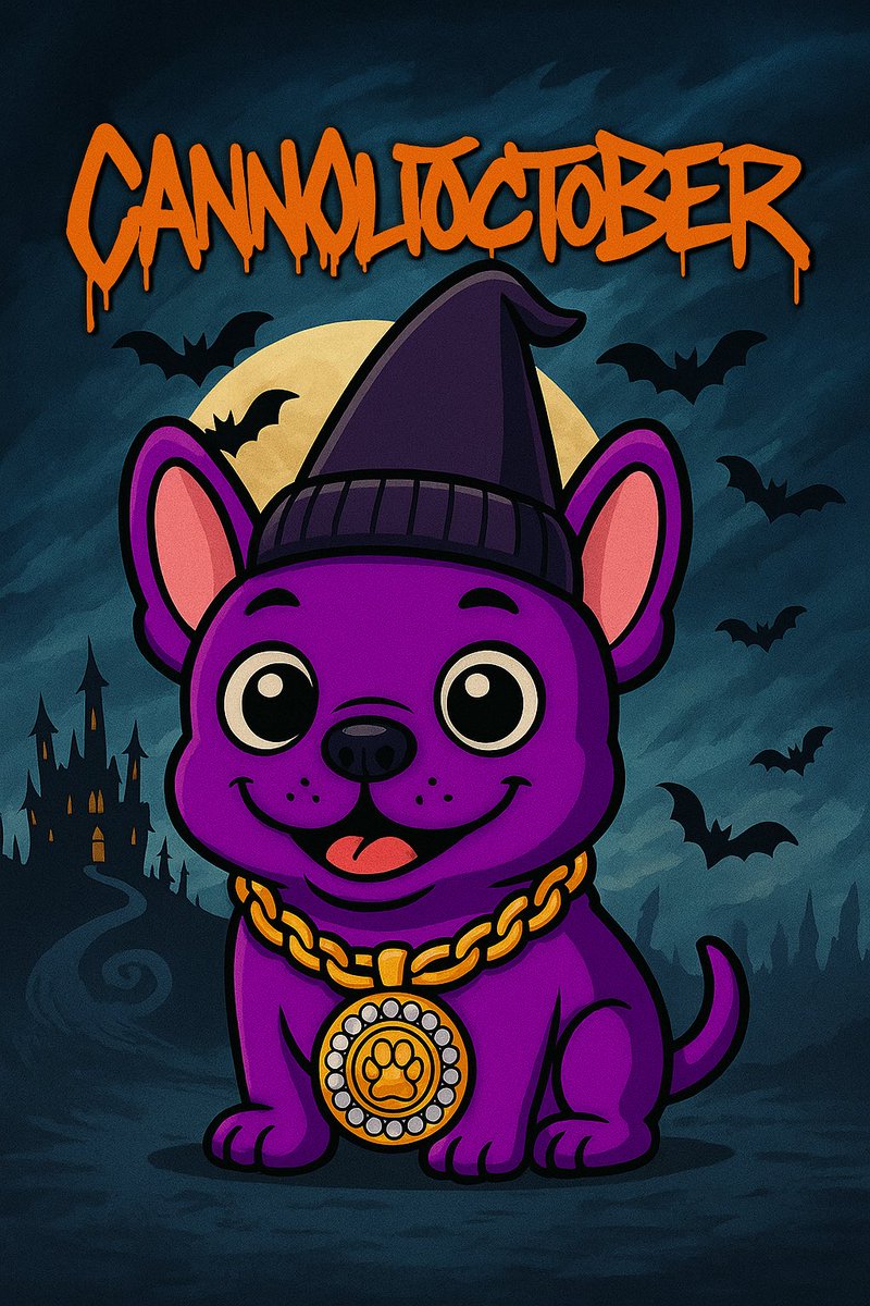 🎃👻 CannoliOctober! 👻🎃
The spooky season has officially begun… and Cannoli is leading the way. 🐾✨

🔥 Drop a 🦇 if you’re rocking with the vibe
🧡 Comment “Holy Cannoli” if you’re part of the posse
🔁 Share to spread some Halloween flavor

#CannoliOctober #HolyCannoliPosse