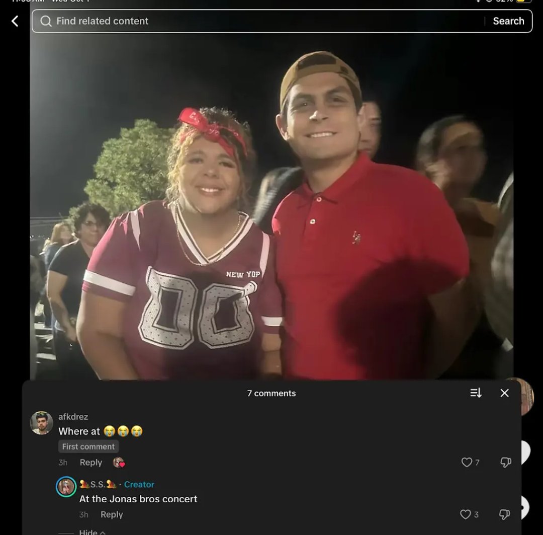 Tophiachu went to the Jonas Brothers concert likely with money donated to her cash app after the brotherchu tragedy.