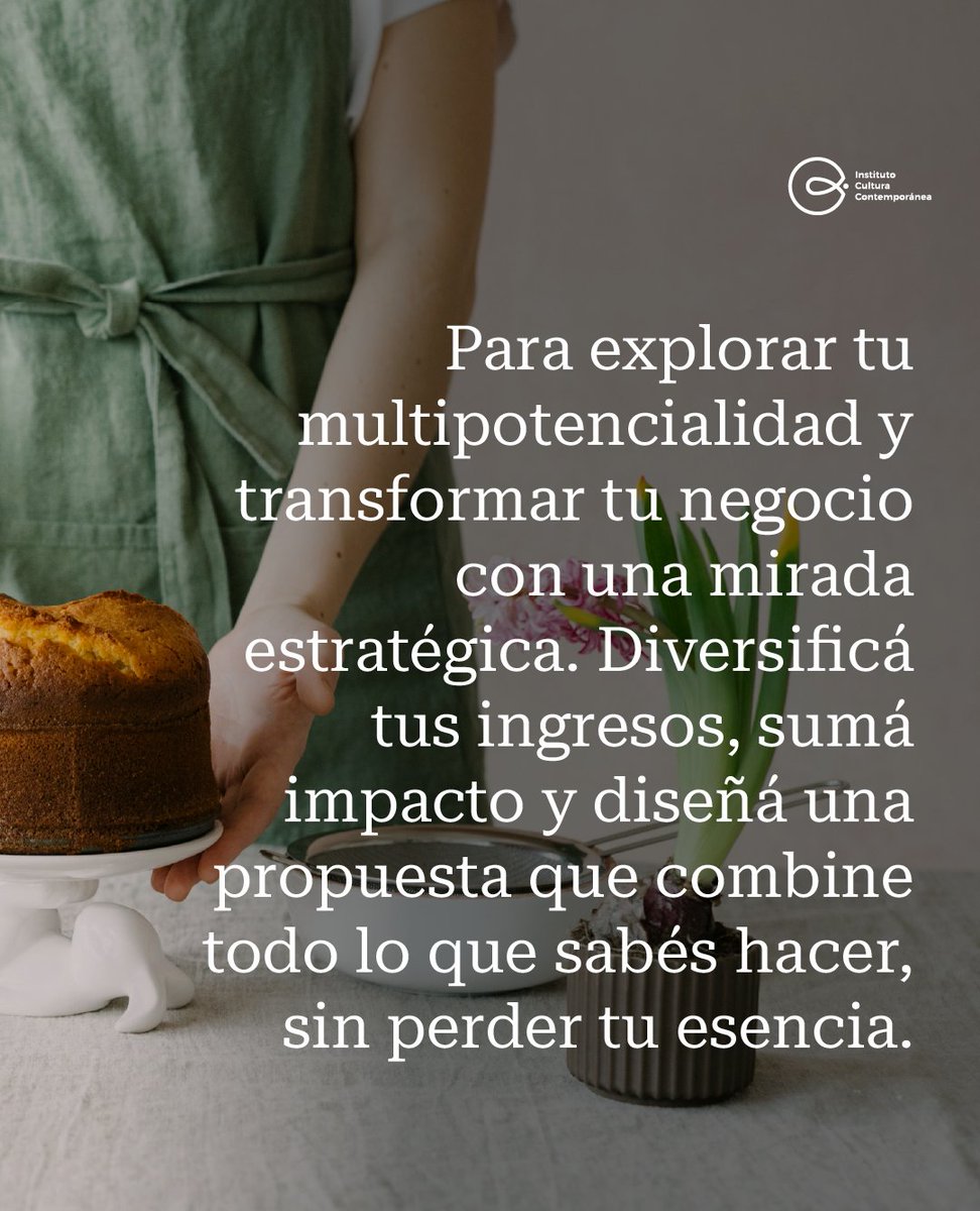 🌿 Si trabajás en gastronomía y querés crecer desde tu propia identidad, este seminario es para vos: Marca personal en gastronomía

🌟 Rocío Giménez  coordina 7 encuentros para transformar tu profesión en un proyecto con propósito, identidad y proyección.
¡INICIAMOS EN OCTUBRE!