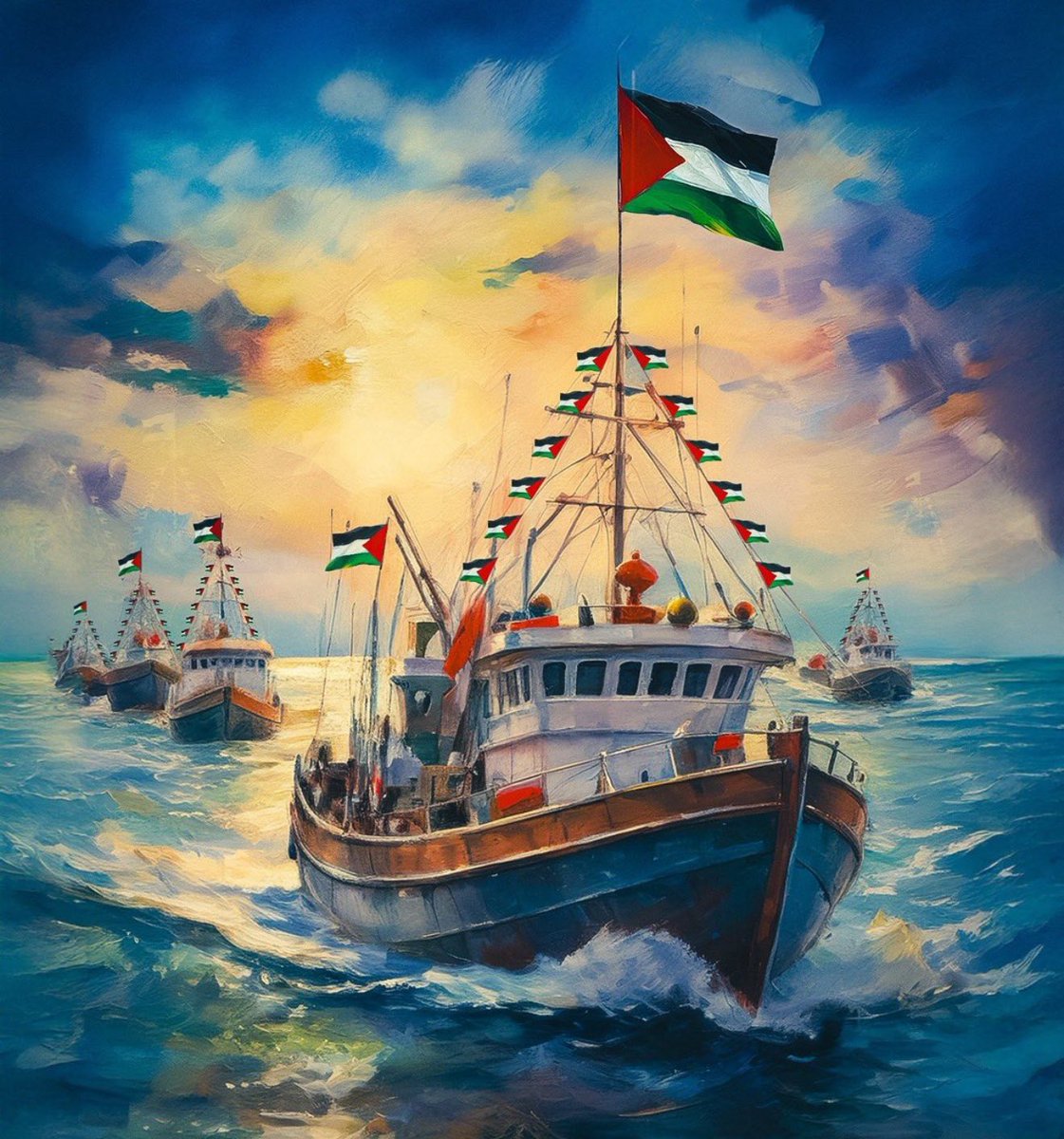 Biz hepsine her iki cihanda da şahidiz; yürek hissetti, kulak duydu, göz gördü. 

 #FreePalestine