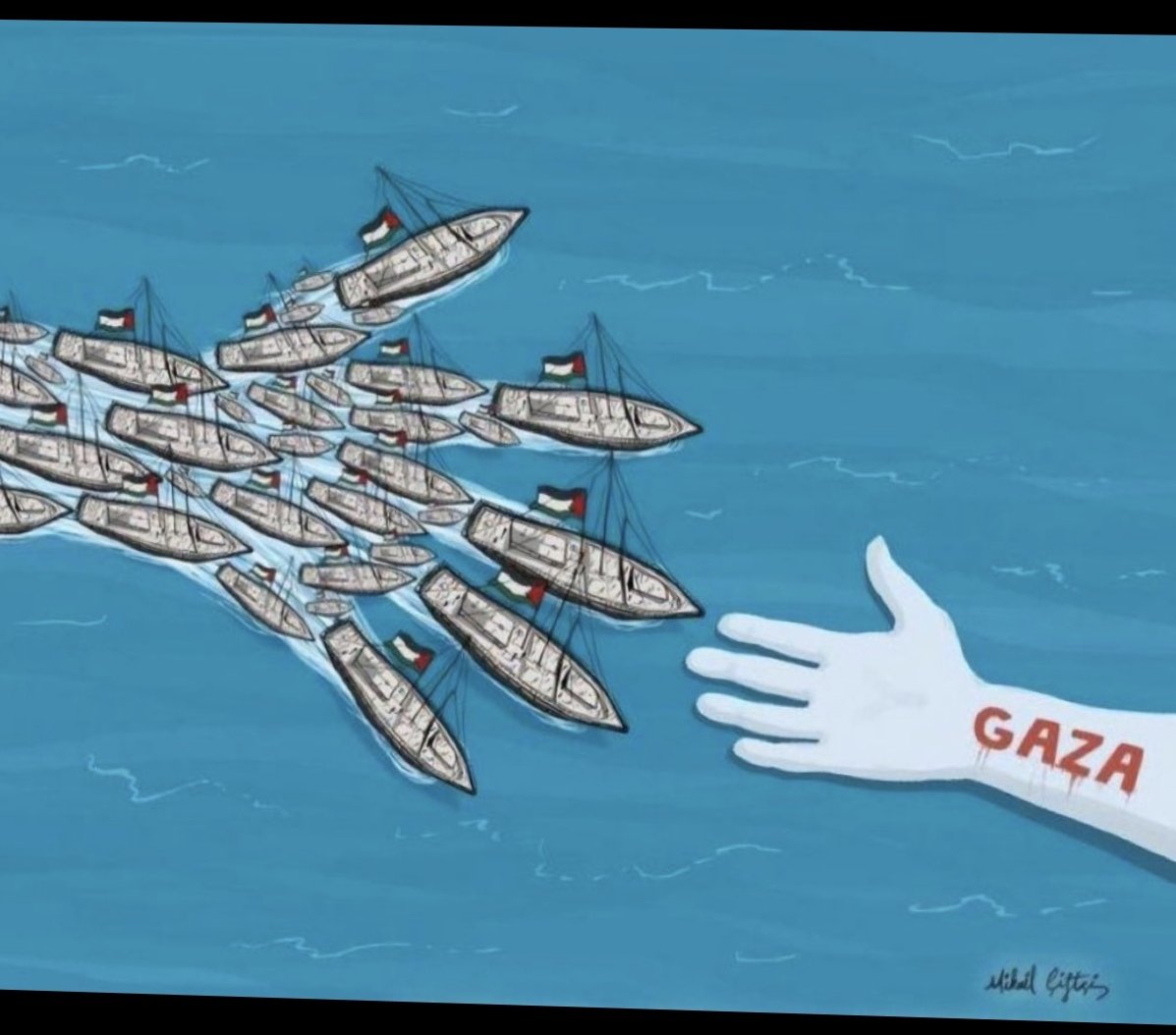 Israel lacks any sense of humanity. You are a state that commits crimes against humanity. You may be able to stop the Sumud ships, but you cannot stop the spirit that sails on them.#IsraelTerroristState #gazza #NetanyahuWarCriminal