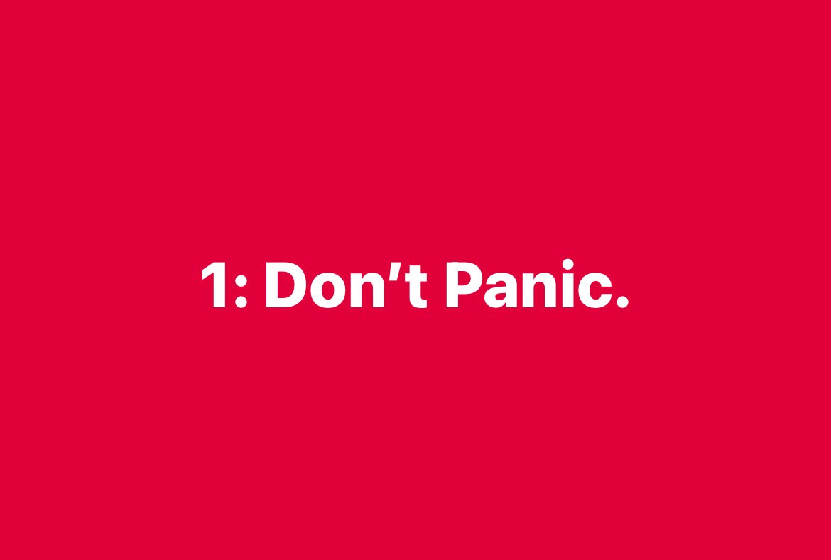 How To Manage Through Recession 101.  A  series.