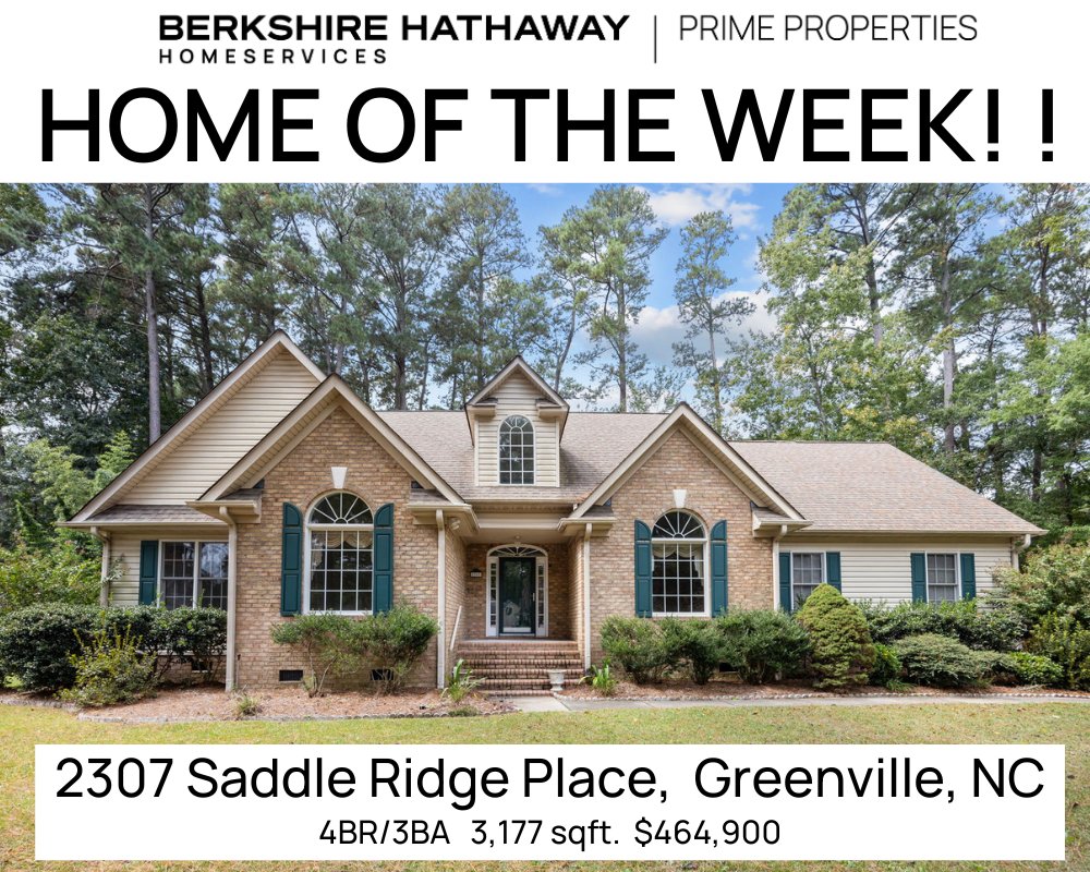 BHHSPP's tweet image. Home of the Week!!
See what it means to work with a Forever Agent™. 252.321.1990
#bhhspp #berkshirehathawayhomeservices #foreveragent #topgreenvillerealtor #thebestofthebest #bhhs #encrealtor