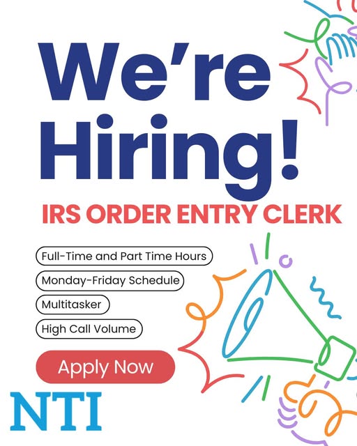 Now Hiring Remote Seasonal Order Entry Clerks.

We have full-time &amp; part-time hours available. This job is perfect for anyone looking to re-enter the workforce, build skills, and earn money while making a difference.

Register &amp; Apply today: bit.ly/4nID7zB