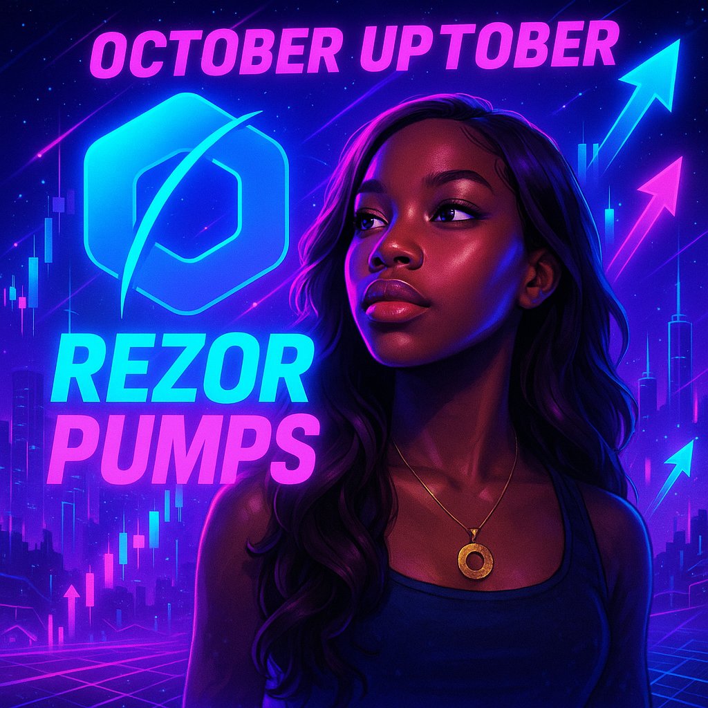babybambsss's tweet image. October is going to be a massive month for crypto and Rezor is right at the center of it. The energy in the market is strong, altcoins are gearing up, and $RZR is positioned to lead the charge. With solid fundamentals, unmatched utilities, and a growing community, this is the…