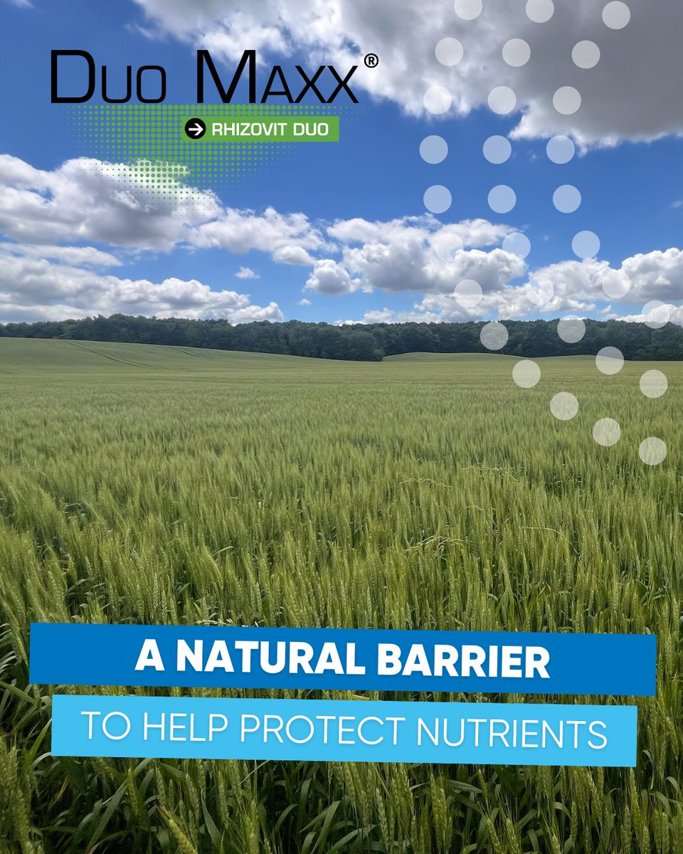 Protect your starter fertilizer investment with DUO MAXX®. Its multi-action technology locks in and stabilizes nutrients, safeguarding phosphorus from tie-up and keeping NPK + micros available when your crop needs them most. #Farming
