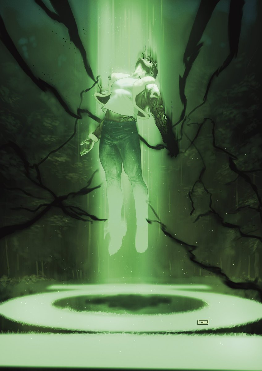 Muaadib's tweet image. In stores today, my variant for ABSOLUTE GREEN LANTERN # 7. 

I’ve been loving this book. Proud to contribute.