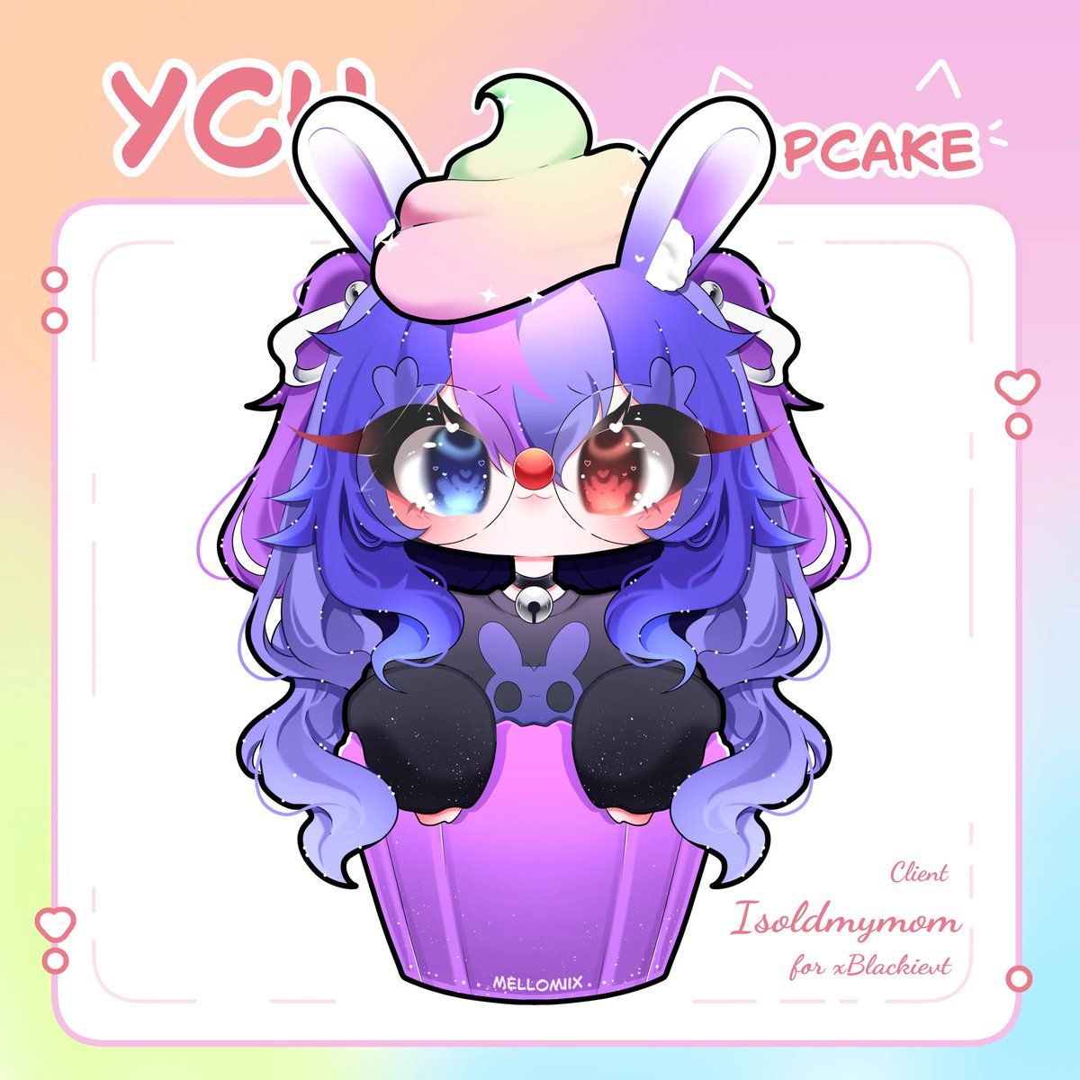 Ich hab’s wieder getan ich habe eine wunderschöne Commission für ne Tolle Person beauftragt diesmal ist es für <a href="/xblackievt/">xBlackieVT</a> von der cuten <a href="/MelloMiix/">Mellomiix 🩵 VGEN OPEN</a> 
Es ist einfach zum vernaschen geworden