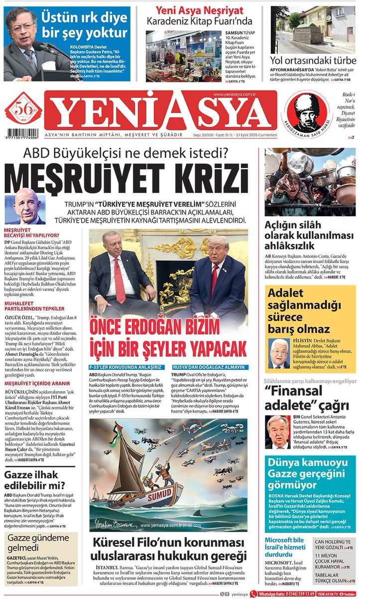 eracikbas's tweet photo. #mansetlerleyeniasya https://t.co/qXBzFSfG0z