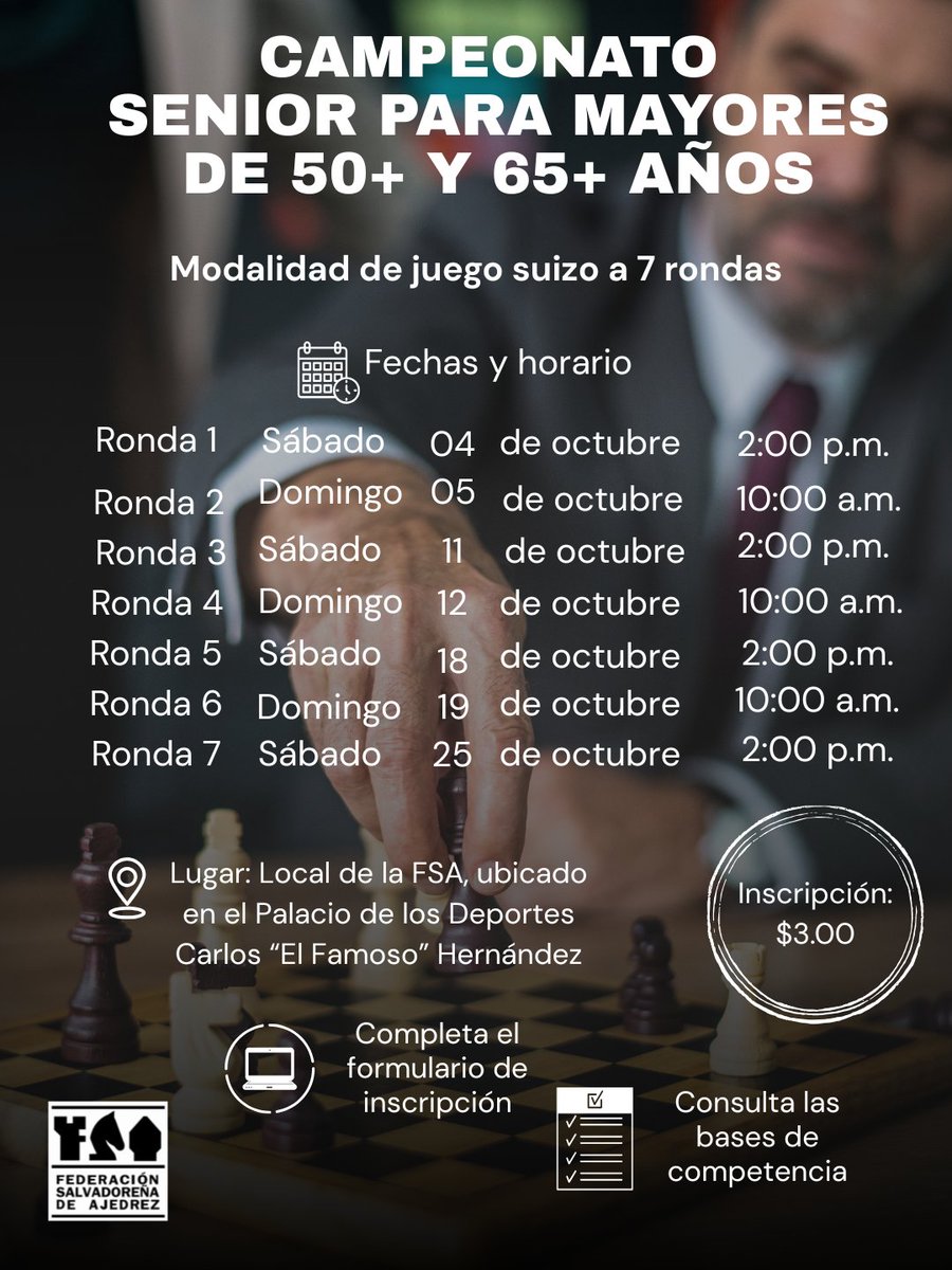 Federación Salvadoreña de Ajedrez tweet media