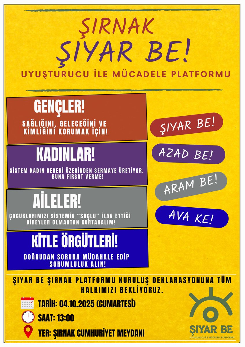 DİSK GENEL-iŞ ŞIRNAK ŞUBE tweet media