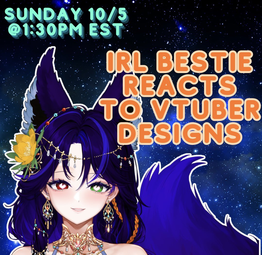 S3rena_Nici's tweet image. 💖HEY VTUBERS 💖

My IRL Bestie knows NUH-THING about vtubers BUT they are a professional artist &amp;amp; wanna see some more of you! 🫵✨

Drop your PNGS so we can get their reaction to it &amp;amp; appreciate your designs!!

(andmaybealsotellyouhowhotorprettyorcoolorbiggenderenvyenergyyouare)