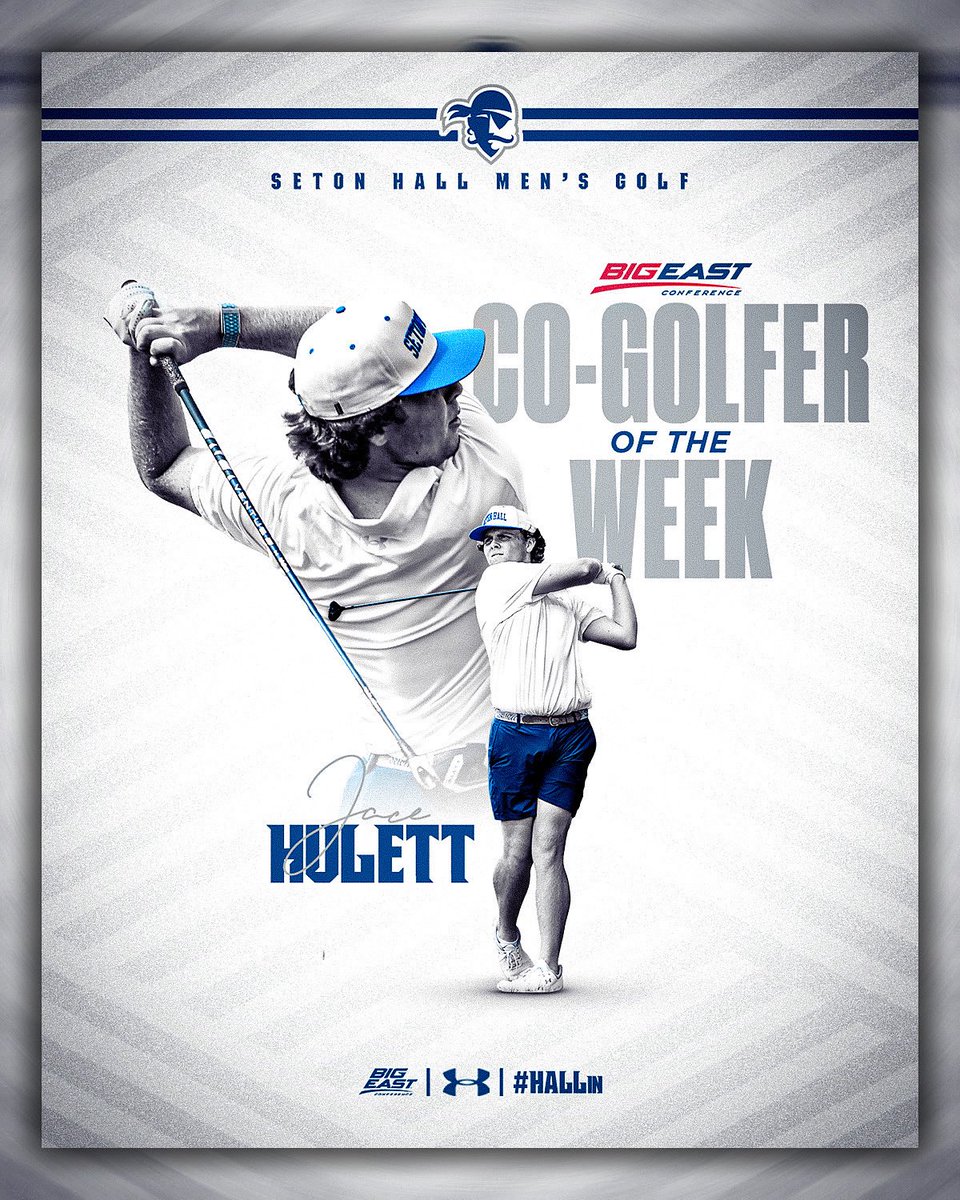 Congratulations to JACE HULETT on being named BIG EAST Men’s Co-Golfer of the Week!! 

#HALLin ⛳️🏴‍☠️🔵⚪️