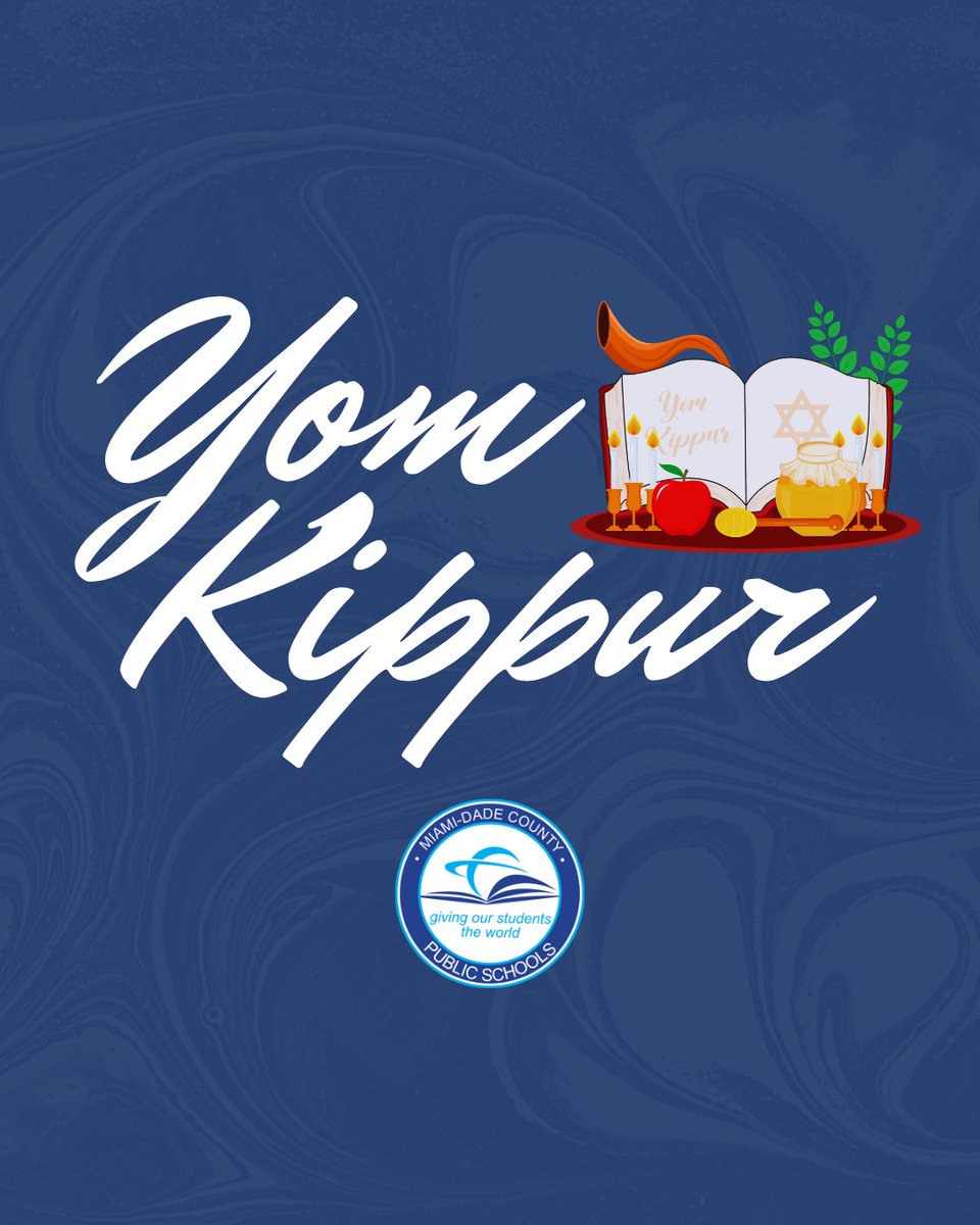 MDCPS's tweet image. To all who observe in our community, we wish you a meaningful #YomKippur. May this day of reflection bring peace, renewal, and hope for the year ahead.