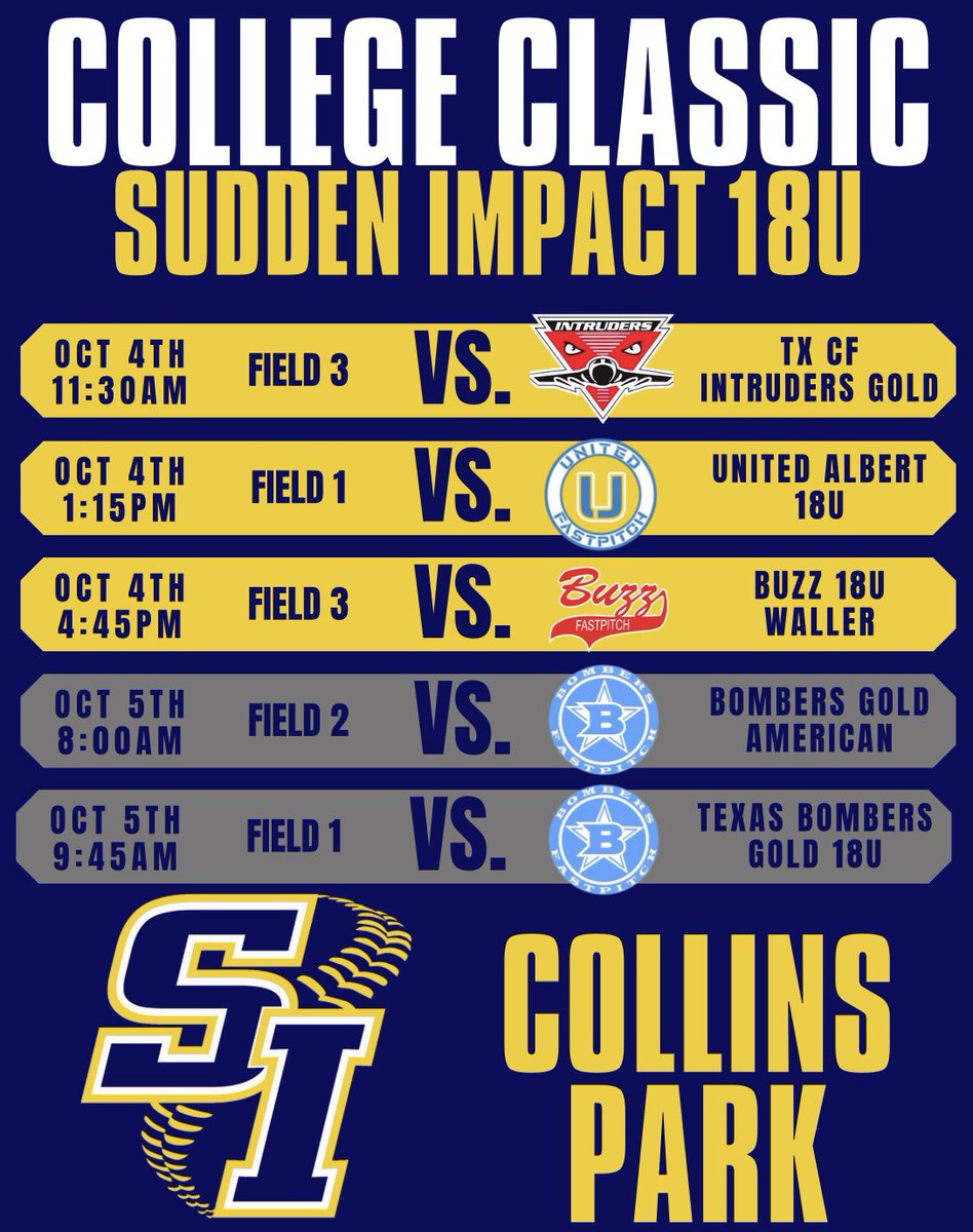 Ready to hit the dirt this weekend! Hope to see you out at the College Classic!