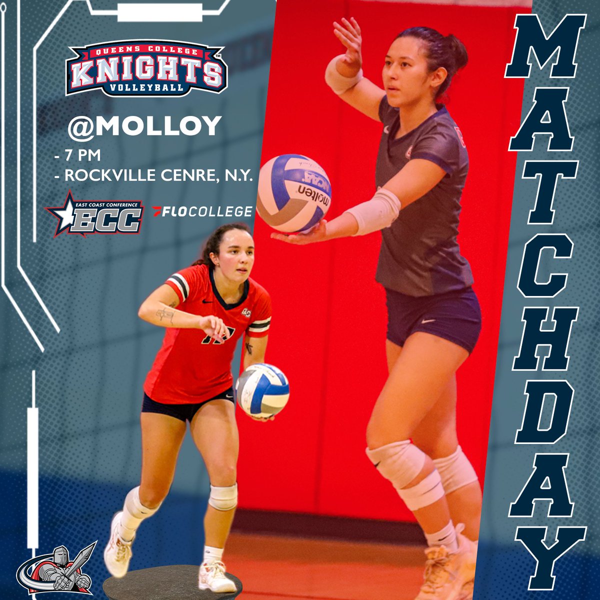 Queens College Knights (@qcknights) on Twitter photo ๐๐๐๐๐ ๐๐๐โ๏ธRoad stand concludes as Women's Volleyball travels to Rockville Centre for an <a href="/ECCSports/">East Coast Conference</a> matchup against <a href="/molloylions/">Molloy Lions</a> #knightnation
๐: tinyurl.com/26nls35u
๐บ: tinyurl.com/28p67mgj ๐๐๐๐๐ ๐๐๐โ๏ธRoad stand concludes as Women's Volleyball travels to Rockville Centre for an <a href="/ECCSports/">East Coast Conference</a> matchup against <a href="/molloylions/">Molloy Lions</a> #knightnation
๐: tinyurl.com/26nls35u
๐บ: tinyurl.com/28p67mgj