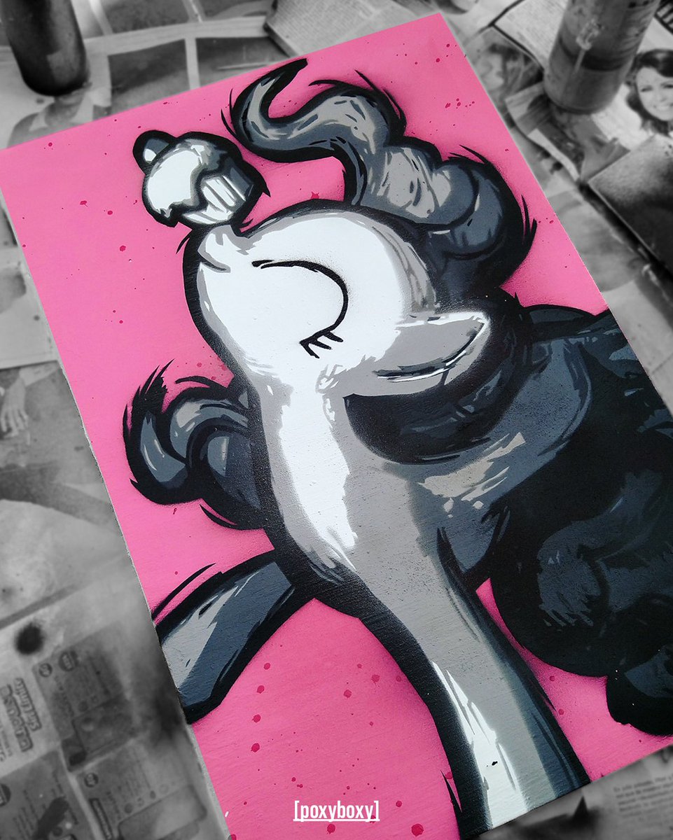 Graffiti paint from 2022.