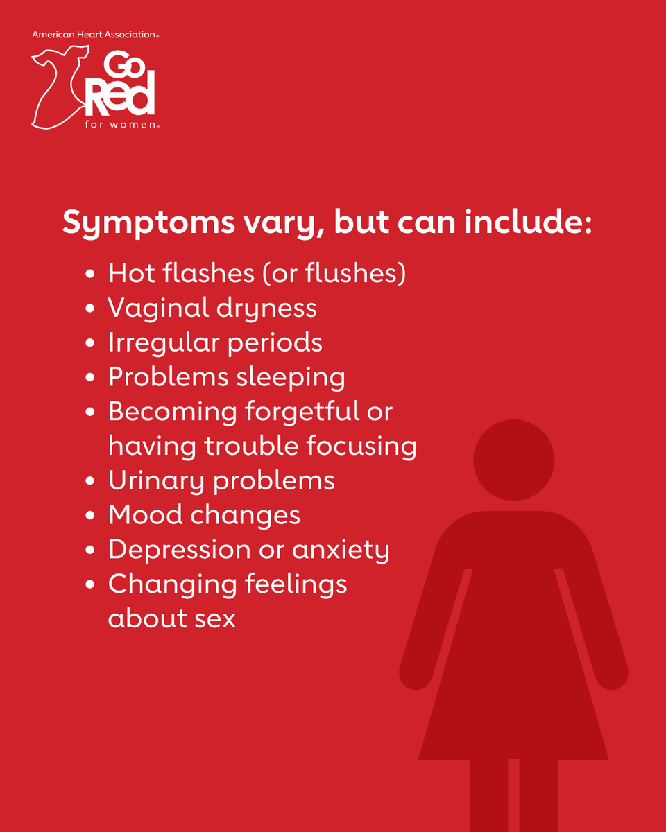 October is Menopause Awareness Month! Many women experience symptoms before menopause, during a phase called perimenopause. When women are in these phases of their life, their heart health could be impacted.