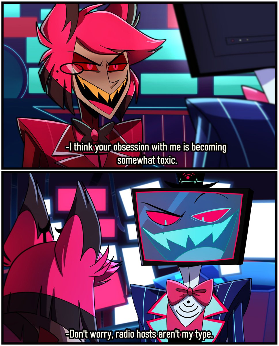 not my type 🦌📺
#StaticRadio #AlastorHazbinHotel #HazbinHotel #fanart #voxal #Superman #comic #RadioStatic