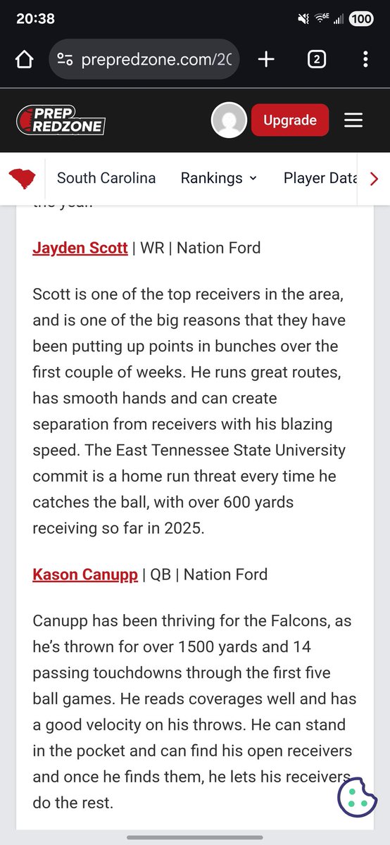 Two of the best in the state! 

<a href="/kasoncanupp/">Kason Canupp</a> <a href="/JayScott82236/">Jay Scott</a> <a href="/NafoFalconsFB/">NAFO_Football</a> <a href="/FortPrep/">Fort Mill Prep Sports</a> <a href="/PrepRedzoneSC/">Prep Redzone South Carolina</a> <a href="/On3sports/">On3</a> <a href="/Rivals/">Rivals</a> <a href="/uaallamerica/">UA All-America</a> 

#WatchTheTape 

hudl.com/v/2SmkLj

hudl.com/video/3/177652…