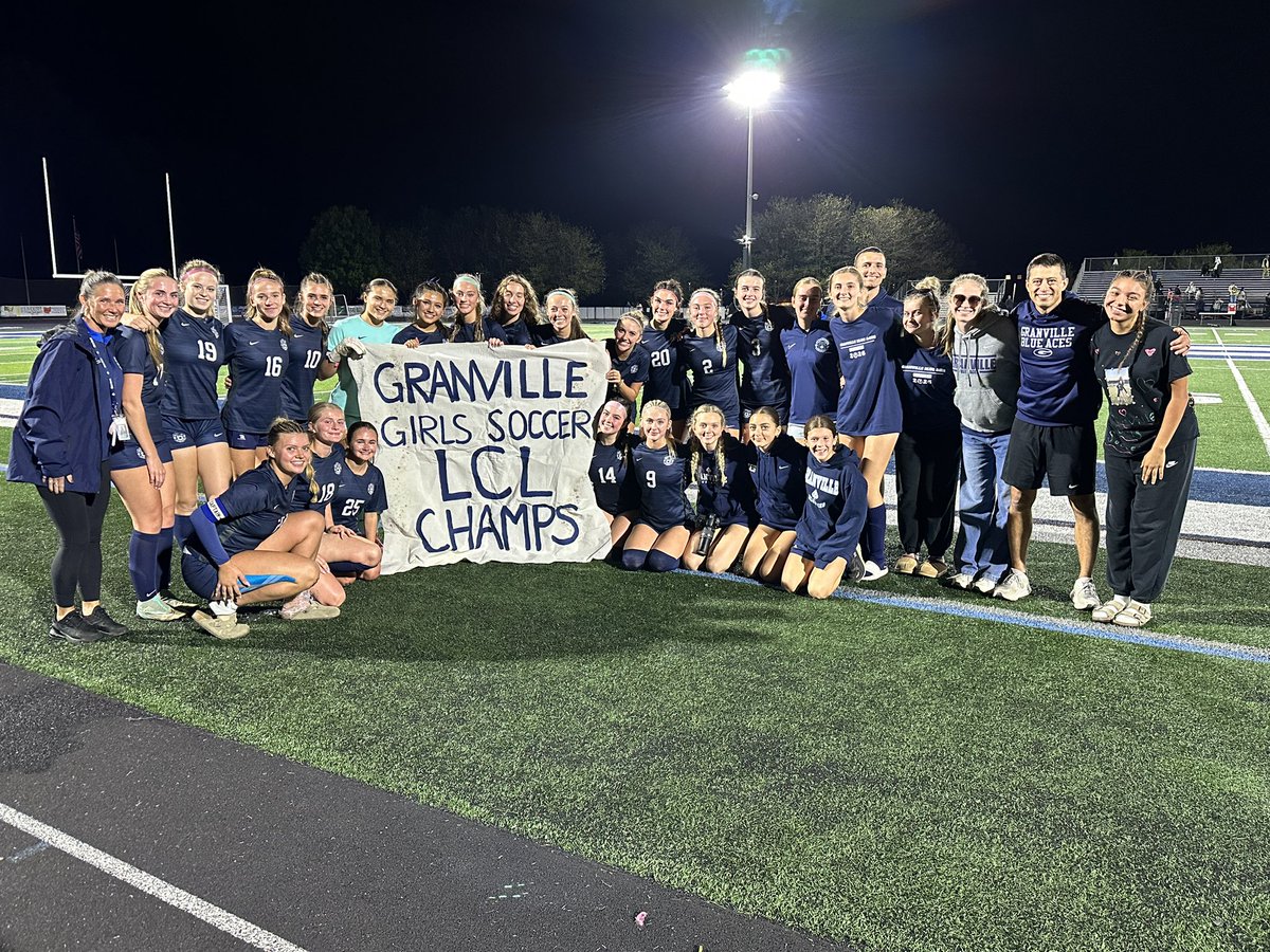 ⚽️ LCL Soccer

FINAL
♠️ Granville 6
🐝 Licking Heights 0

The champs are here! Granville dominated tonight and this season as they capture another LCL title! 

<a href="/GV_Blue_Aces/">Granville Athletics</a>