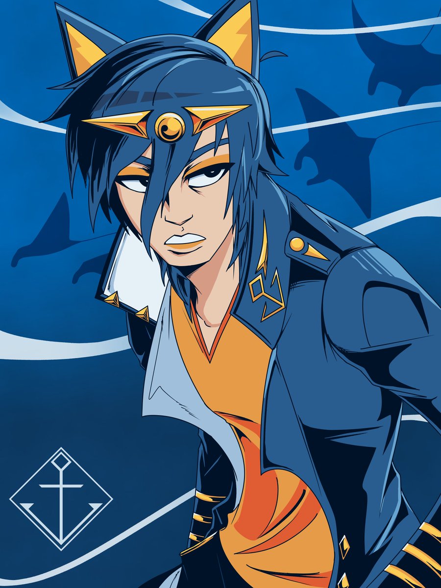 havent drawn my sona in a normal way in a while