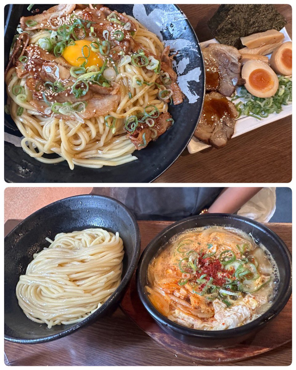 BJ_mt222's tweet photo. つけ麺・らーめん 
越後維新 湯沢本店
越後スタ麺 得のせ
越後坦々つけ麺😋👍 https://t.co/ccrOe5Zl5S
