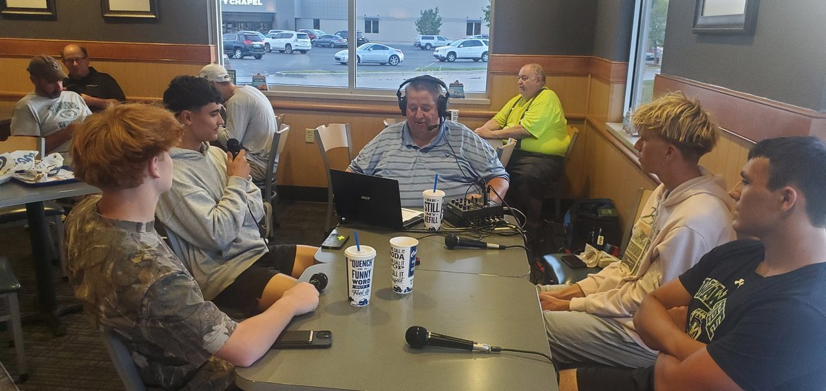 ElkhartCountySports (@elkhartcosports) on Twitter photo Another great HS Huddle Show with Wawasee’s Blake Rolston & Kasen Unger and Goshen’ Dominiq King & Bennett Short. Thanks to <a href="/culvers/">Culver's Restaurants</a> and our head coaches. <a href="/GHSRedHawksFB/">RedHawk Football</a> <a href="/GoshenSchools/">Goshen Schools</a> <a href="/WawaseeHS_FB/">Wawasee Football</a> <a href="/WawaseeAthletic/">Wawasee Athletics</a> Another great HS Huddle Show with Wawasee’s Blake Rolston & Kasen Unger and Goshen’ Dominiq King & Bennett Short. Thanks to <a href="/culvers/">Culver's Restaurants</a> and our head coaches. <a href="/GHSRedHawksFB/">RedHawk Football</a> <a href="/GoshenSchools/">Goshen Schools</a> <a href="/WawaseeHS_FB/">Wawasee Football</a> <a href="/WawaseeAthletic/">Wawasee Athletics</a>