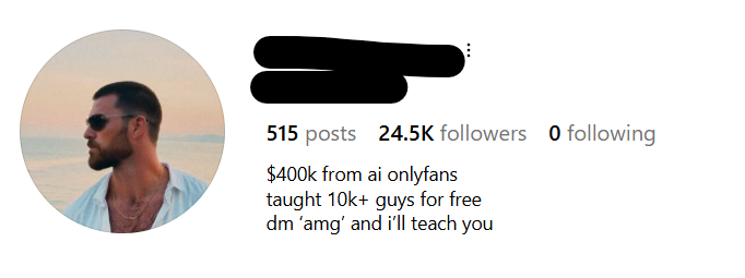 codeBeboo's tweet image. Loads of really effective IG pages funneling reels into subs, especially in ai influencers niche
They post reels -> "comment 'x' for guide" in caption -> automate dm replies -> funnel to whop
Currently trying to clone the method for Taletok