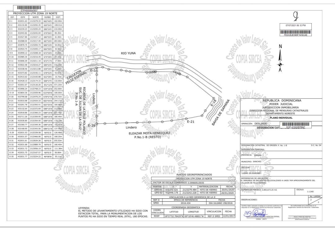 El presidente de la República <a href="/luisabinader/">Luis Abinader</a> anunció la titulación de 43 millones de metros cuadrados para recuperar parques  Nacionales, excelente.

Cómo se explica que el Banco Agrícola  entregara casi un millón y medio de metros cuadrados en Los Haitises: <a href="/AntolianoPR/">Antoliano Peralta</a>