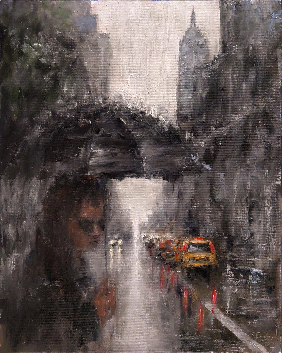 &lt;비오는 거리&gt;, 안드리 프로로프(Andrii Frolov)