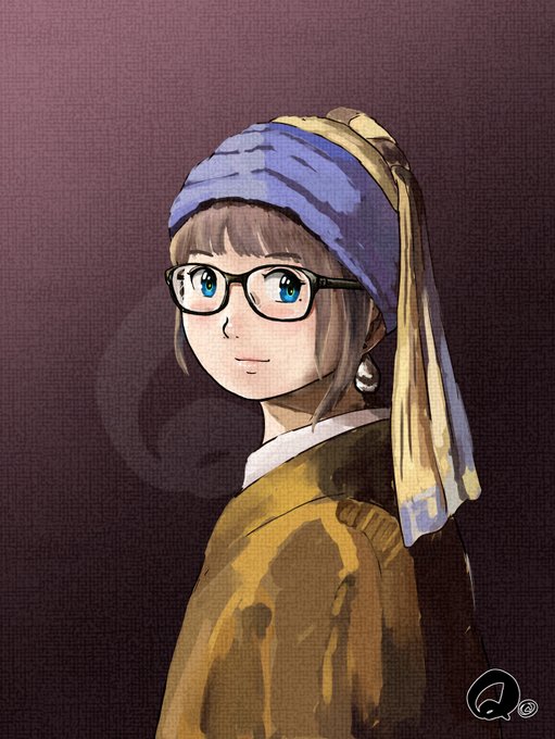 #眼鏡の日 といえばうちの子のコレ
少し修正したので新作扱いで…🙏 