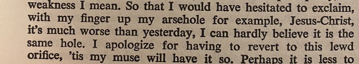 benjamin_oc's tweet image. “May I read to you the wisdom of a Nobel laureate?”—Me before I read Beckett aloud to my family