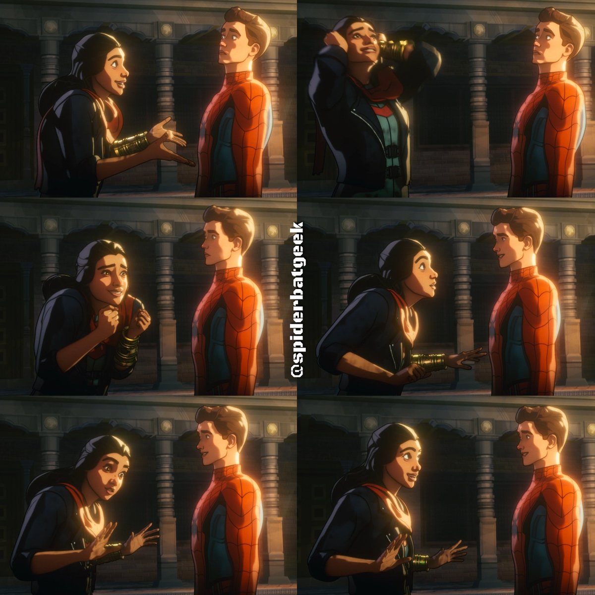 peter y kamala en el capítulo final de marvel zombies