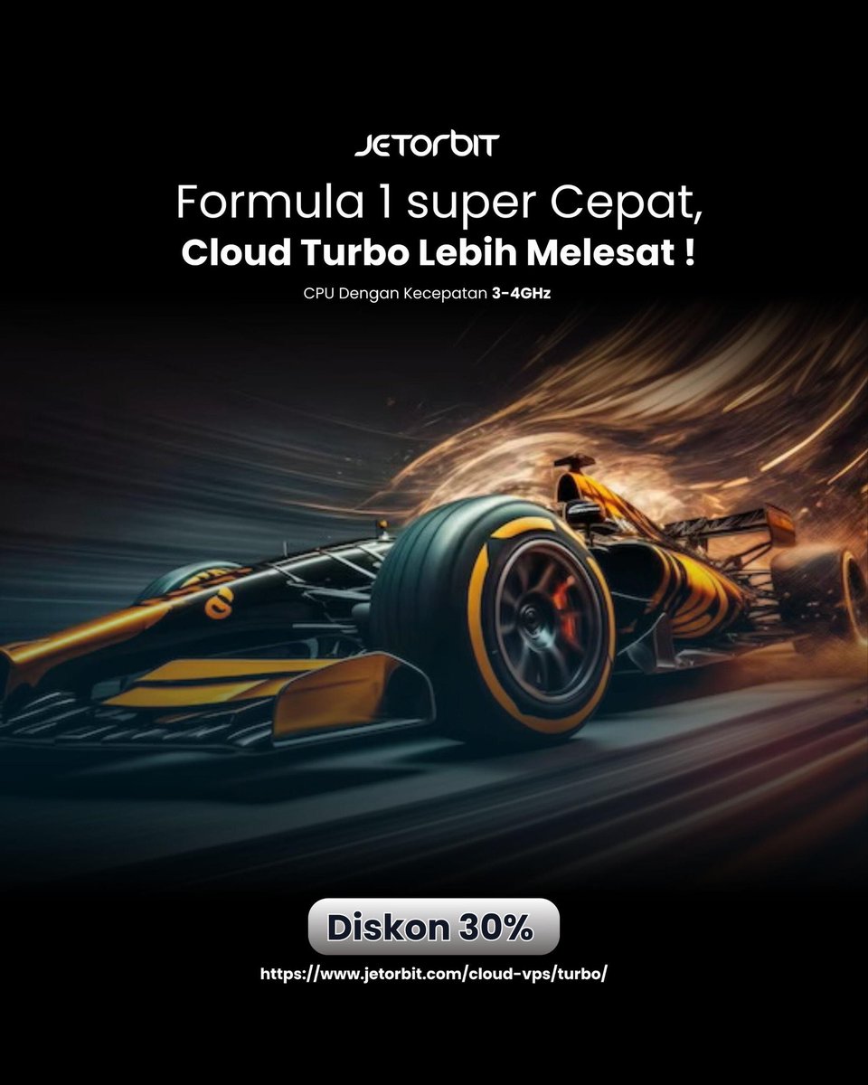 Jetorbithost's tweet image. Cloud Turbo dari Jetorbit Super Cepat !

⚙️ CPU speed up to 4GHz
🔥 Diskon 30% sekarang!

➡️ jetorbit.com/cloud-vps/turbo

#CloudVPS #Jetorbit #HostingCepat #TurboVPS